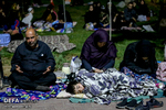 مراسم احیای شب بیست و یکم ماه مبارک رمضان در جوار شهدای گمنام بوستان «پلیس» تهران