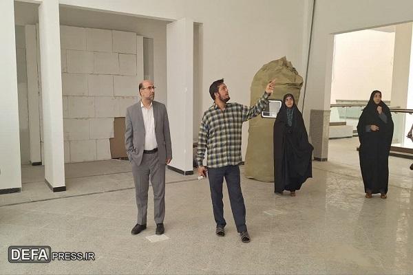بازدید مدیرکل حفظ آثار دفاع مقدس کردستان از مرکز فرهنگی و موزه دفاع مقدس استان سمنان