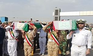 ورود پیکر ۲ شهید تازه شناسایی شده دفاع مقدس به خوزستان