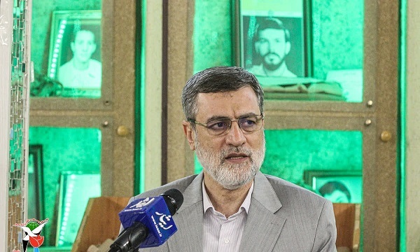 حسینیه شهیدان آقاجانلو میزبان رئیس بنیاد شهید شد